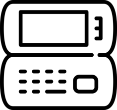 Nokia Communicator Svg Line Art, Free Vectors File